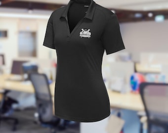 Personalisiertes Business-Polo für Damen, Poloshirt mit individuellem Logo, leichtes Firmenpolo, Firmenuniform, Geschäftsuniform, benutzerdefiniertes Poloshirt