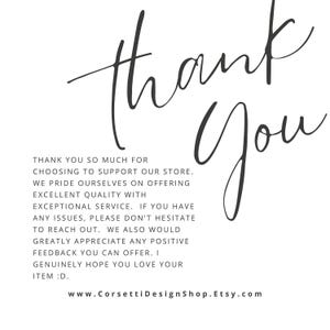 a thank card with the words thank you