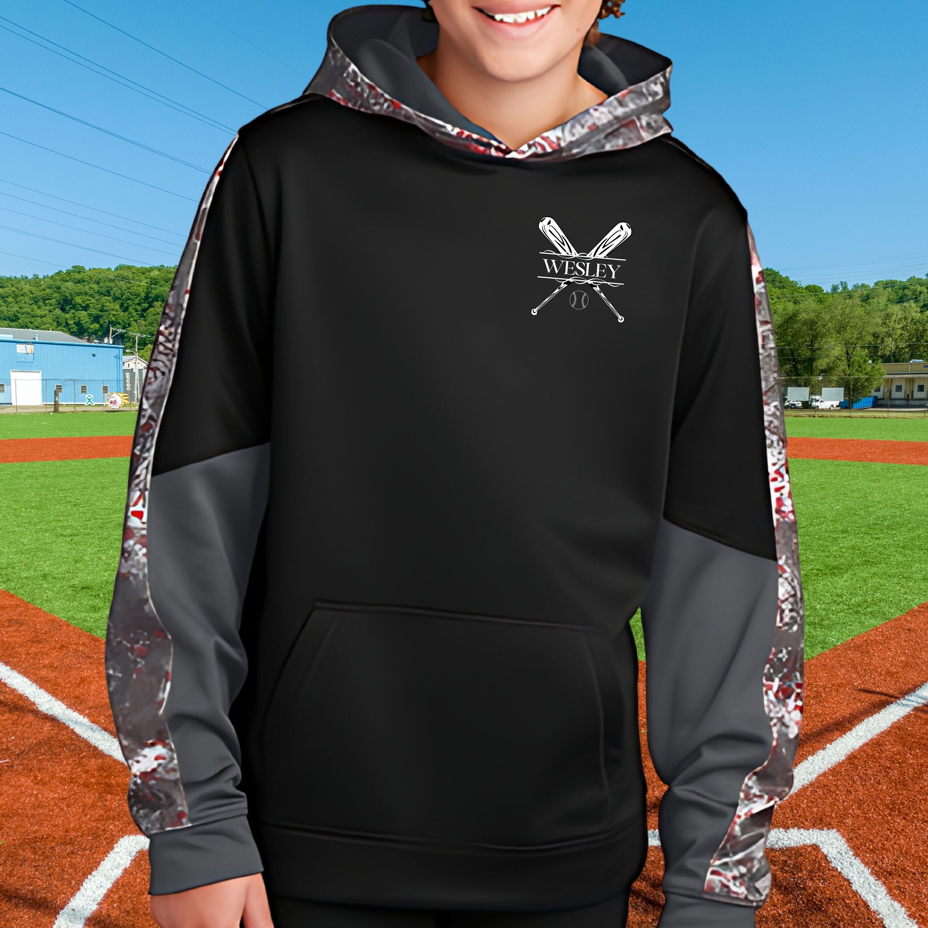Baseball hoodie youth hotsell