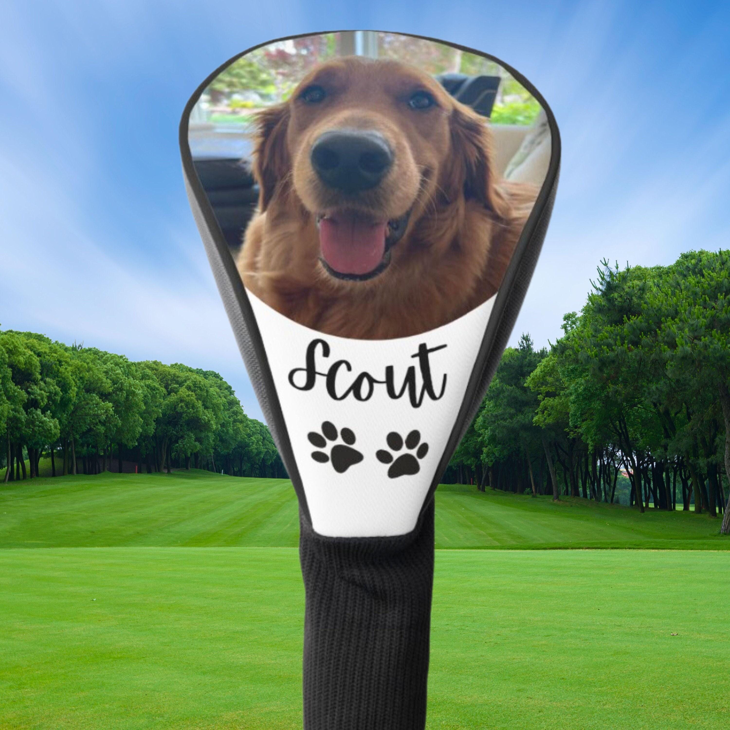 Custom Golf Club Cover, Personalized Club Cover For Dog Mom, Customized Golf Club Head Cover for Dog Owner, Gift for Dog Parent, Canine Gift