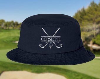 Personalisierter Golf Eimer Hut, Benutzerdefinierter Eimer Hut, Golf Geschenk, Benutzerdefiniertes Logo Hut, Golf Club Geschenk, Golf Team Geschenk. Golf Geschenke für Männer, Vatertag