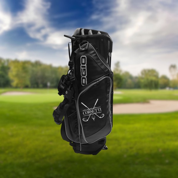 Personalized Golf Bag, Custom Golf Cart Bag, Golf Carry Bag, Golf Club Bag, Golf Gifts for Men, Golf Tournament Gift, Father's Day Gift