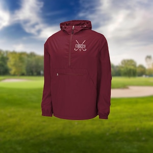Mens Personalized Golf Jacket, Packable Anorak, Custom Sport Jacket, Golf Club Gift, Golf Coach Gift, Golf Gifts for Men, Gift for Husband image 3