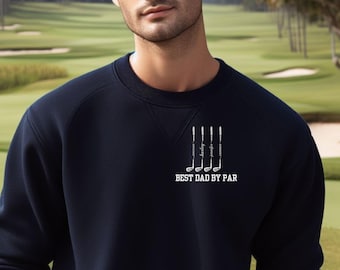 Custom Golf Sweatshirt, Personalized Golf Sweater, Sport Pullover Sweatshirt, Golf Gift for Men, Gift for Dad, Gift for Husband, Golfer Gift