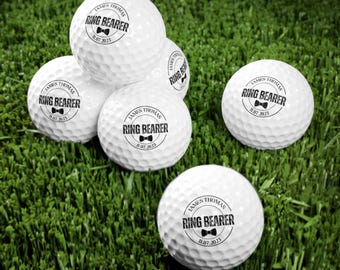 Ring Bearer Golf Gift, Golf Ball for Ring Bearer, Groomsman Gift, Groomsman Proposal, Perfect Wedding Gift, Wedding Party Favor, Ring Bearer