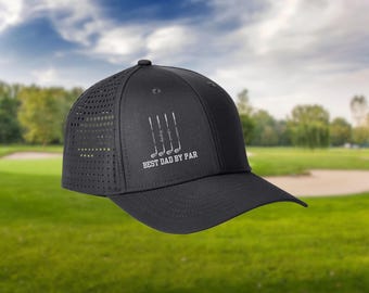 Personalized Perforated Golf Hat, Custom Golf Cap, Custom Baseball Hat, Sport Hat, Golf Gifts for Men, Gift for Dad, Gift for Husband, Papa