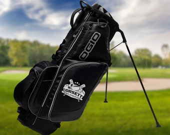 Personalisierte Golftasche, benutzerdefinierte Golfwagentasche, Golftragetasche, Golfschlägertasche, Golfgeschenke für Männer, Golfturniergeschenk, Vatertagsgeschenk