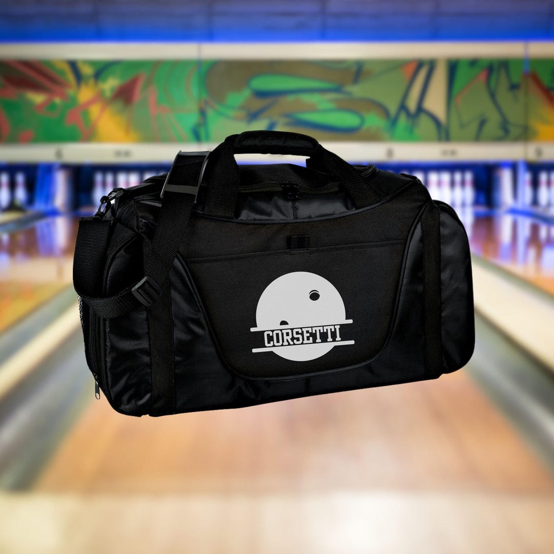 Personalized Bowling Duffel Bag, Custom Sport Bag, Monogram Travel Bag ...