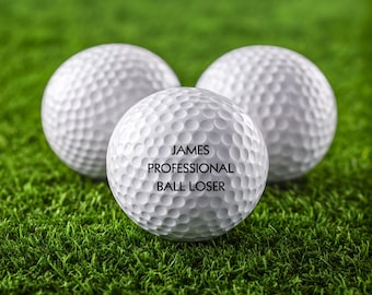 Funny Custom Golf Balls, Pro V1, Personalized Golf Balls, Gift for Husband, High Quality Custom Made, Titleist, Callaway, Taylormade