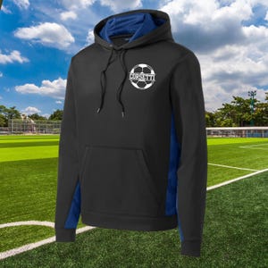 Felpa da calcio personalizzata per bambini, felpa con cappuccio da calcio per ragazzi, felpa personalizzata, regalo per figlio, regalo di calcio per bambini, regalo per squadra di calcio, regalo di calcio