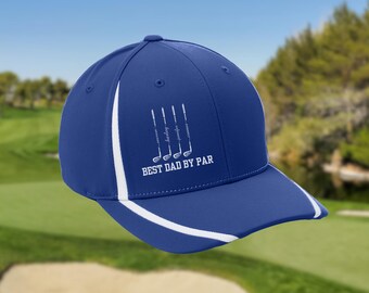 Personalized Colorblock Golf Hat, Custom Cap, Custom Golf Hat, Sport Hat, Golf Coach Gift, Golf Gifts for Men, Father's Day, Gift for Dad