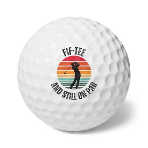 Custom Birthday Golf Ball, Personalized Bday Gift, 50 Year Old Gift, Gift for Golfer, Golf Lover Gift, Custom Birthday Gift, Customized Ball image 3