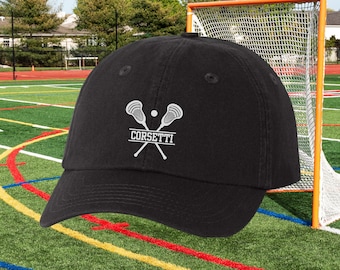 Kids Personalized Lacrosse Hat, Youth Custom Lacrosse Hat, Lacrosse Baseball Cap, Kid Custom Logo Hat, Lacrosse Monogram, Child Baseball Hat