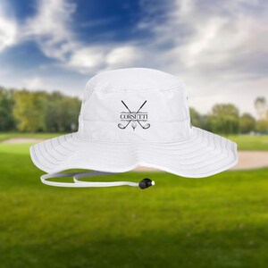 Personalisierter Golf Booney Hut, Benutzerdefinierte Booney Hut, Benutzerdefinierte Eimer Hut, Golf-Trainer Geschenk, Golf-Team Geschenk, Golf Geschenk für Männer, Papa Geschenk, Ehemann