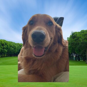 Custom Golf Towel, Golf Bag Towel, Dog Golf Towel, Dog Dad Gift, Dog Mom Gift, Gift for Dog Parent, Xmas Golf Dog Gift, Golf Gift for Men image 2