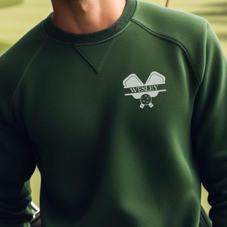 Custom Pickleball Sweatshirt, Personalized Pickleball Sweater, Sport Pullover Sweatshirt, Pickleball Gift, Gift for Dad, Gift for Husband image 6