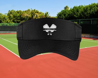 Visera de Pickleball personalizada, visera personalizada, regalo para entrenador de Pickleball, regalo de Pickleball, visera con logotipo personalizado, visera con monograma, regalo para equipo de Pickleball
