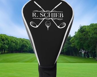 Custom Golf Club Cover, Personalized Club Cover, Customized Golf Club Head Cover, Groomsman Gift, Wedding Gift, Gift for Groom, Husband Gift