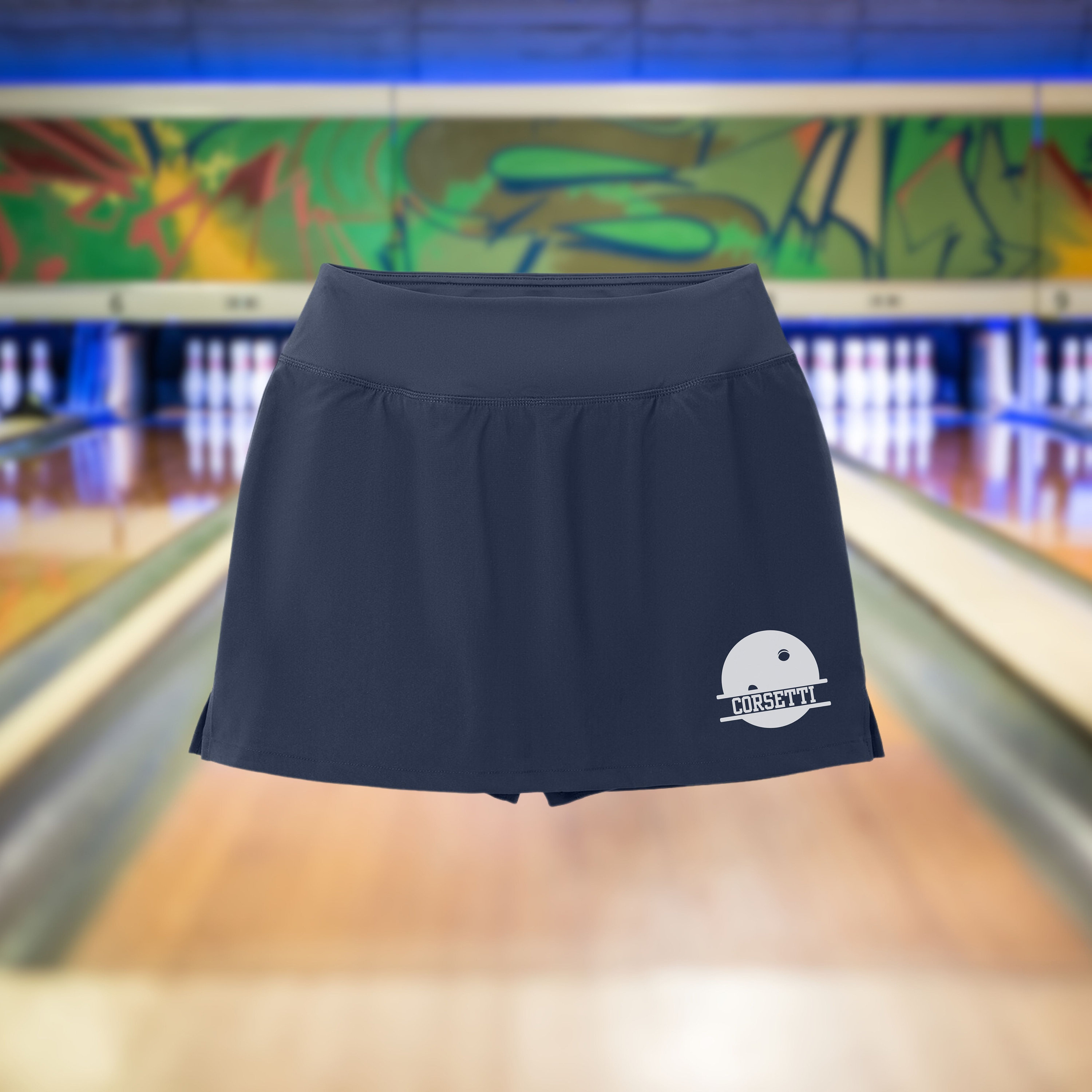Black bowling skort 2025