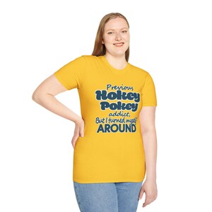 Funny Hokey Pokey T-Shirt, Unisex Softstyle Tee for Dancers, Dance Party Gift, Birthday Celebration, Humorous Apparel