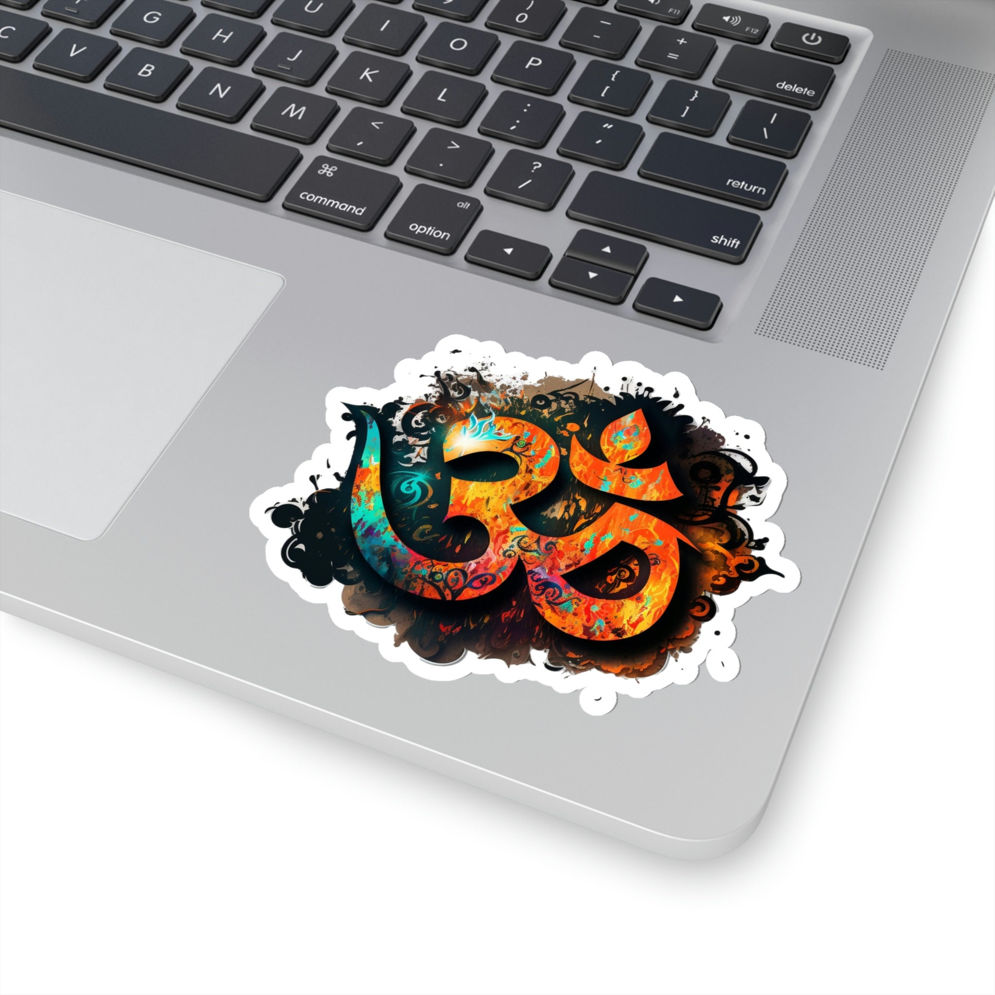 Om Sticker Yoga Spiritual Peaceful Colorful Inspiring Water Bottle Stickers  Gift Unique Art Laptop Vinyl Large Small Stickers 