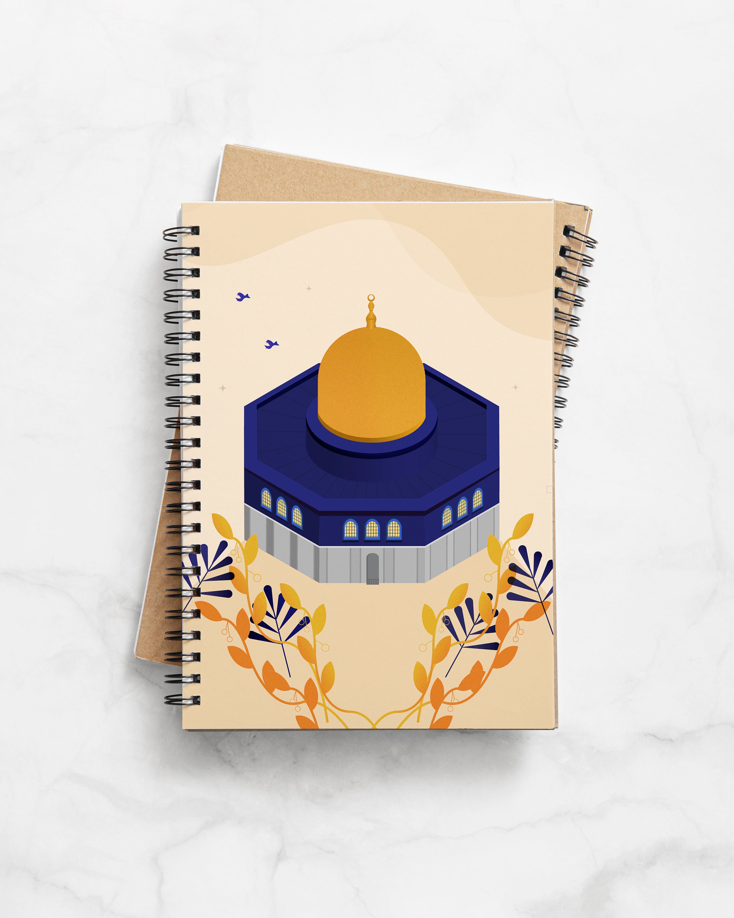Printable Palestine Poster & Notebook | Qobbat As-sakhra Mosque Poster ...