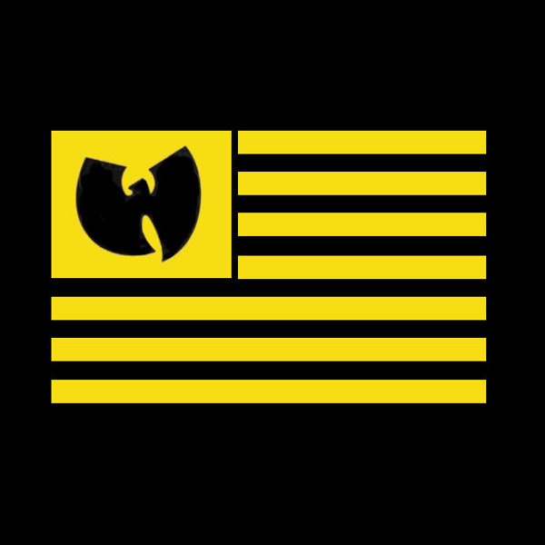 Wu Tang clan flag decal