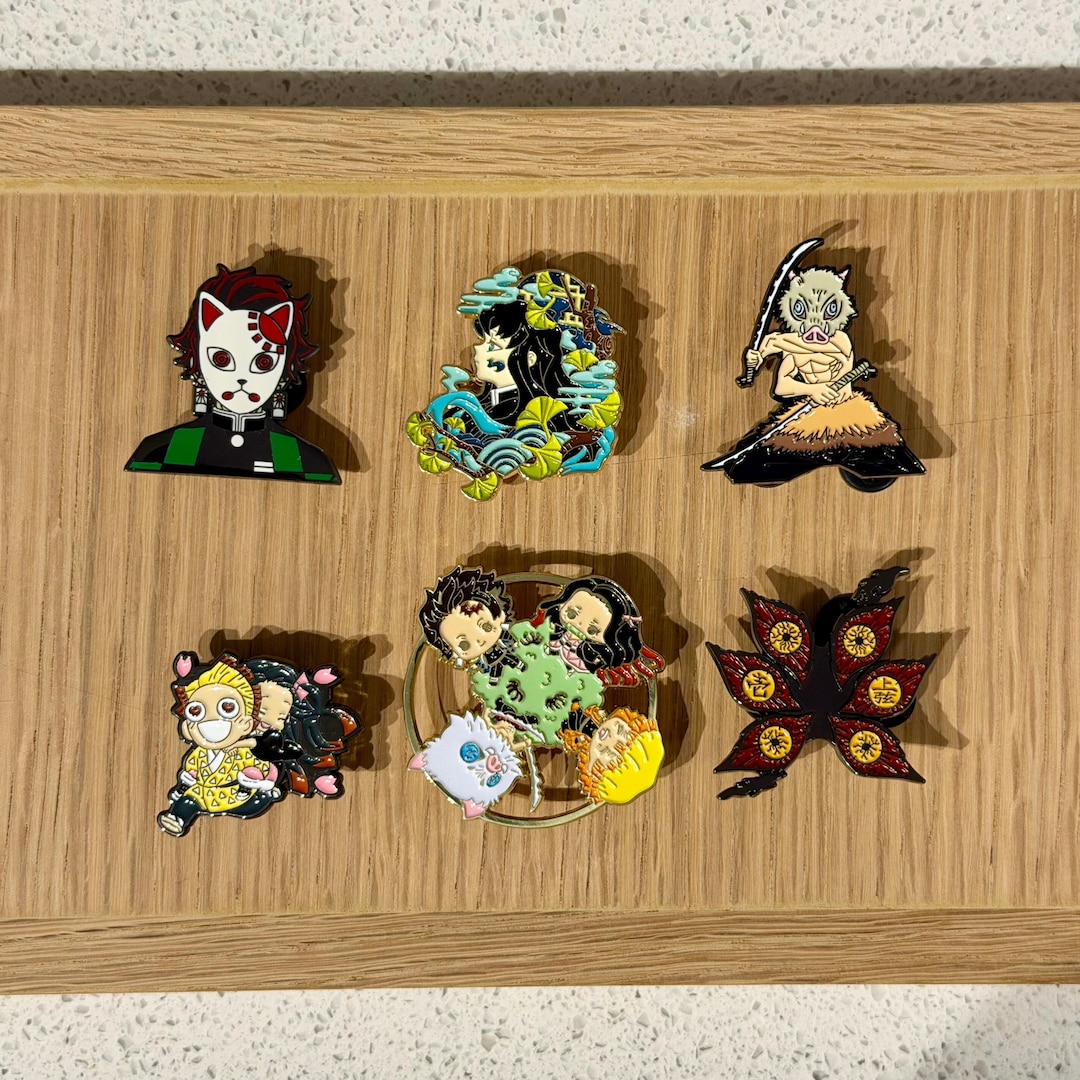 Anime Pins, Enamel Pins Set, Anime Gift Set, Japanese Anime Characters ...
