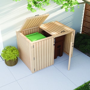DIY Garbage Bin Storage Enclosure - Digital Download PDF Plans