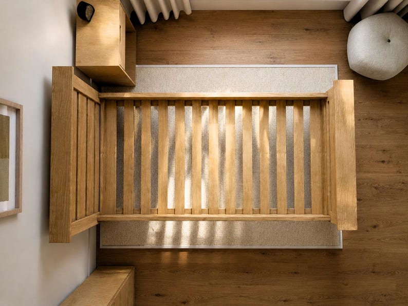 Twin Platform Bed Frame Plans | Modern Woodworking DIY (PDF Download) image 5