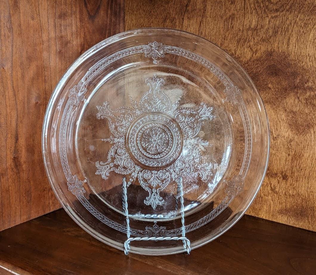 Fire King Swirl Plates Blue - Etsy