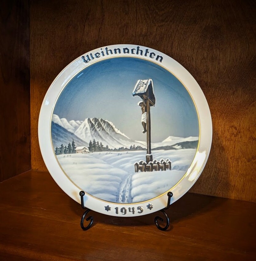 Historic Rosenthal 1945 Christmas Plate Weihnachten 1945  "WEIHNACHTSFRIEDEN" "Christmas Peace" Historic First Christmas Post WWII in  Germany - Etsy sterreich