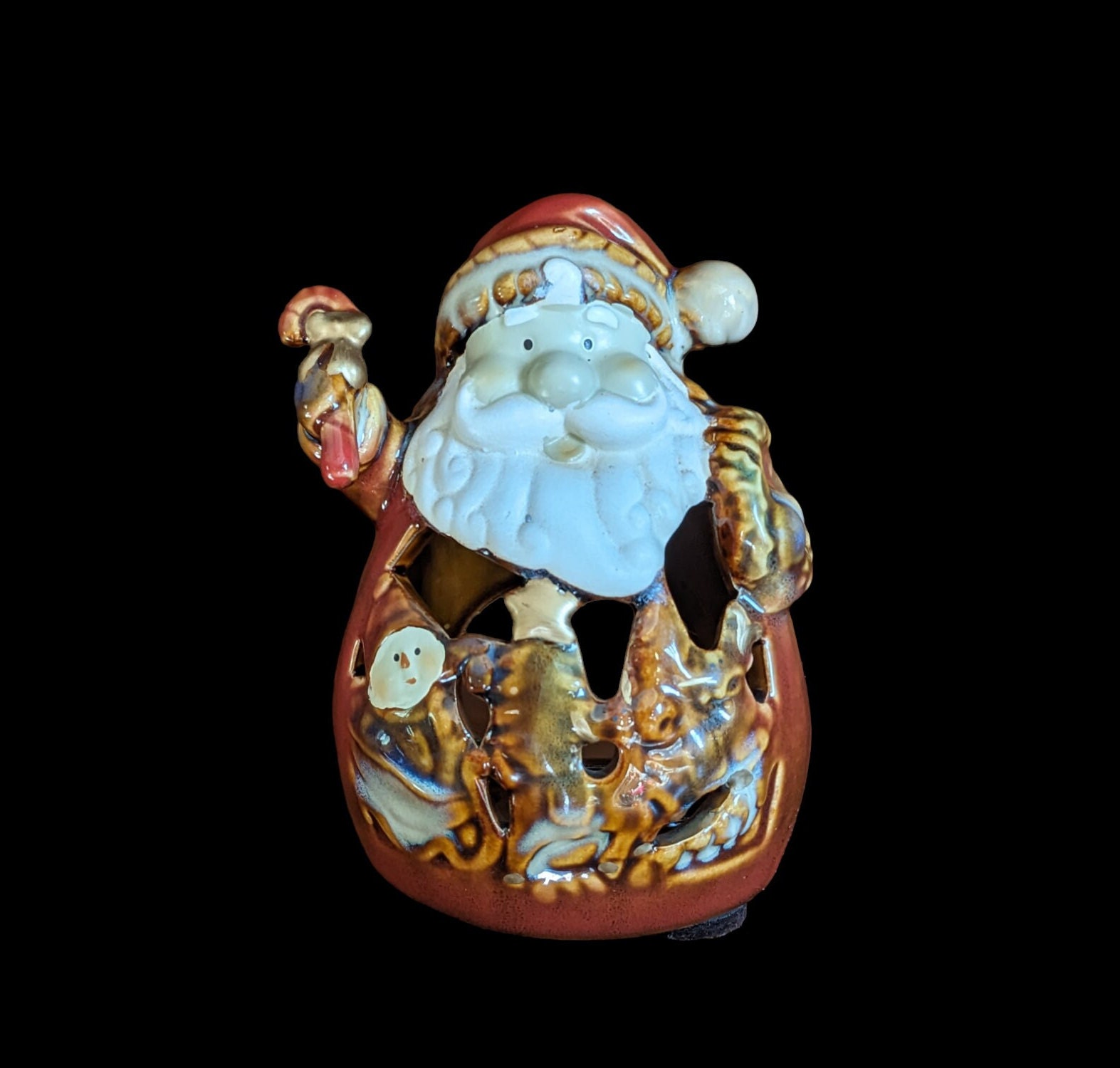Kirklands Santa - Etsy