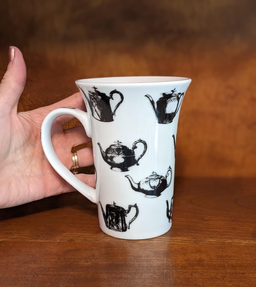 Cardew Mug ANTIQUE PEWTER by Cardew Design Tall Coffee Capuchino Latte Mug ...