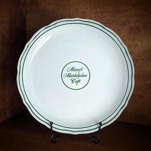 Rare Syracuse China 11-F Restaurant/Diner Ware Macy&#39;s Marketplace Cafe&#39; Dinner Plate