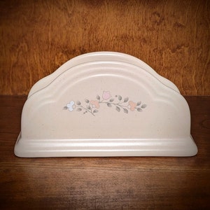 Pfaltzgraff REMEMBRANCE Serviettenhalter Pink mit Weiss