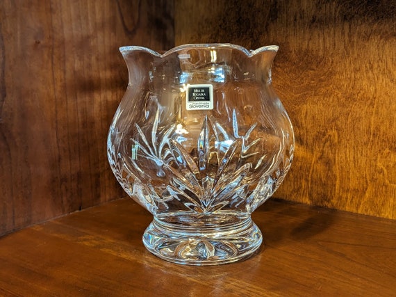 Miller ROGASKA Crystal ~ Handmade Slovenia ~ Crystal Bowl/vase