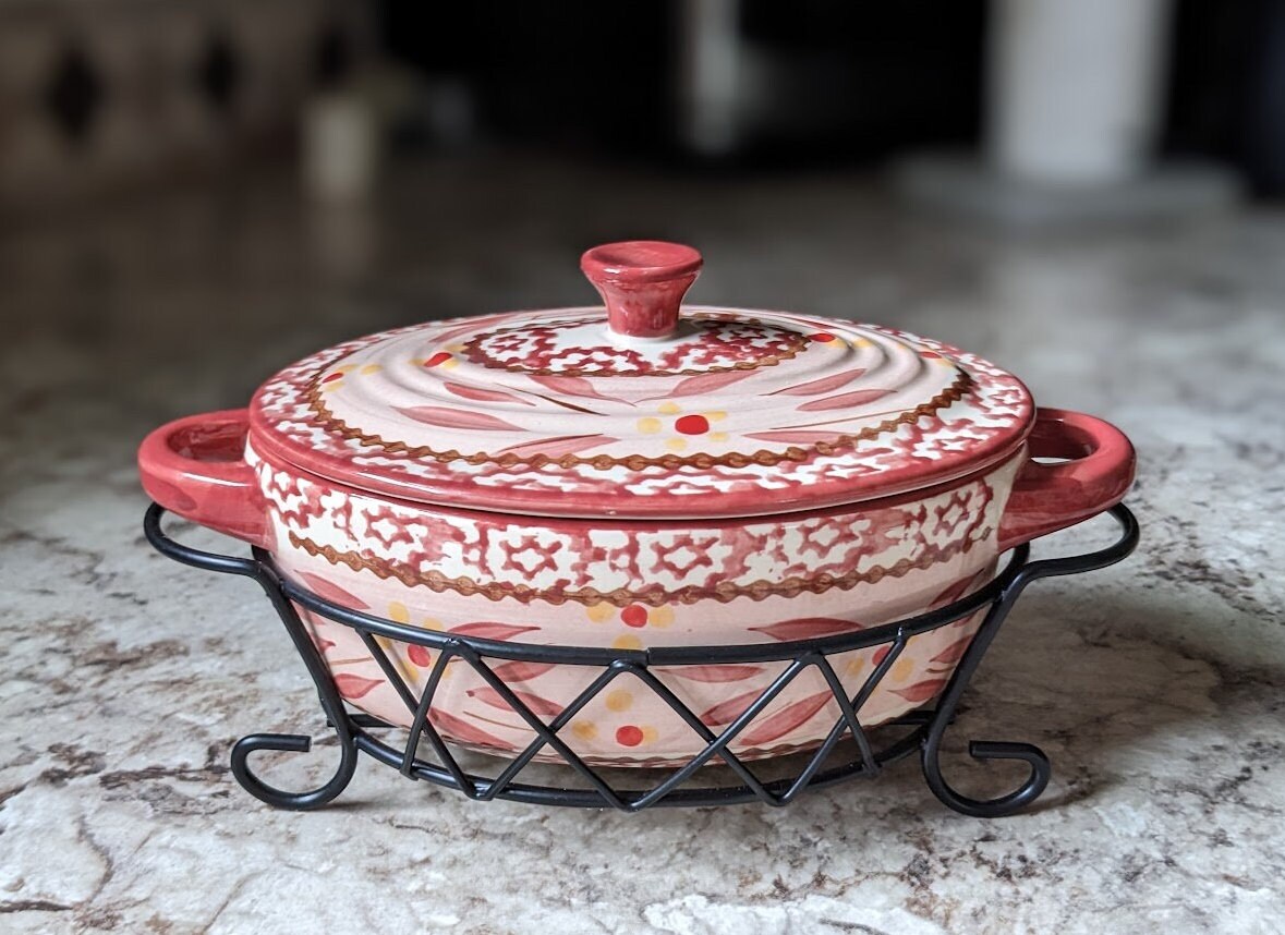 Deep Dish Temptations Pie Dish Temp-tations Floral Lace 13x9 Baker