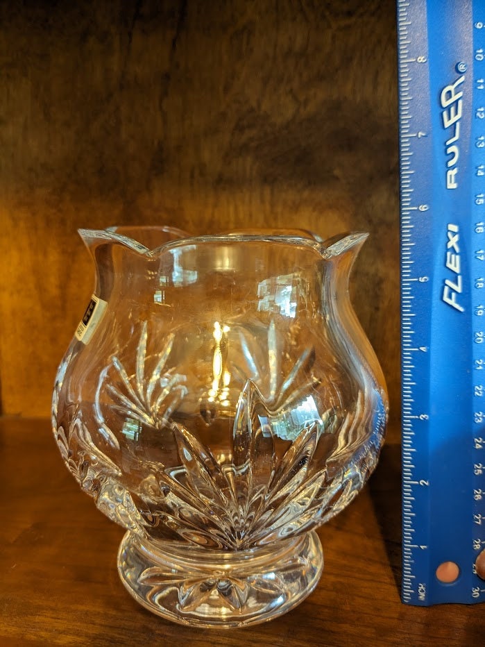 Miller ROGASKA Crystal ~ Handmade Slovenia ~ Crystal Bowl/vase