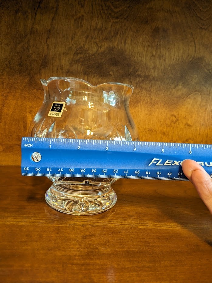 Miller ROGASKA Crystal ~ Handmade Slovenia ~ Crystal Bowl/vase