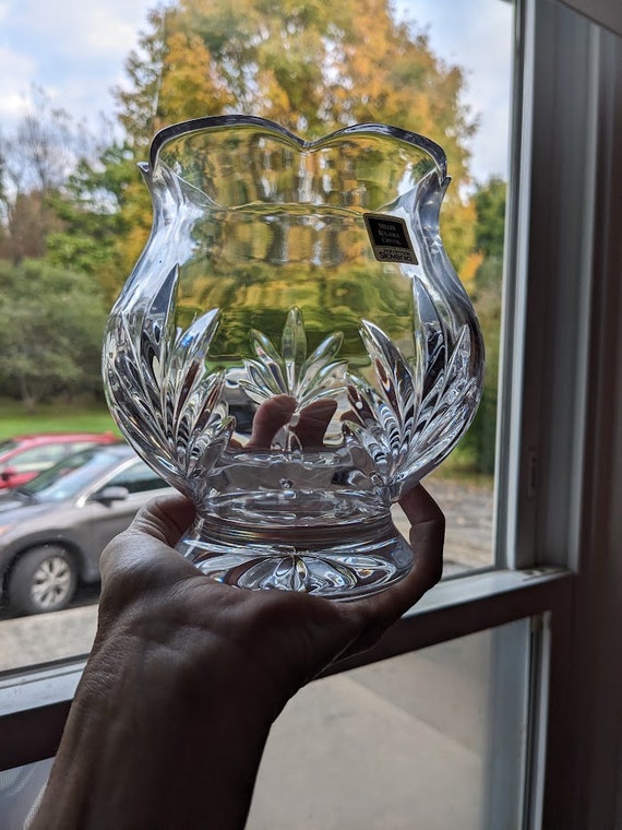 Miller ROGASKA Crystal ~ Handmade Slovenia ~ Crystal Bowl/vase