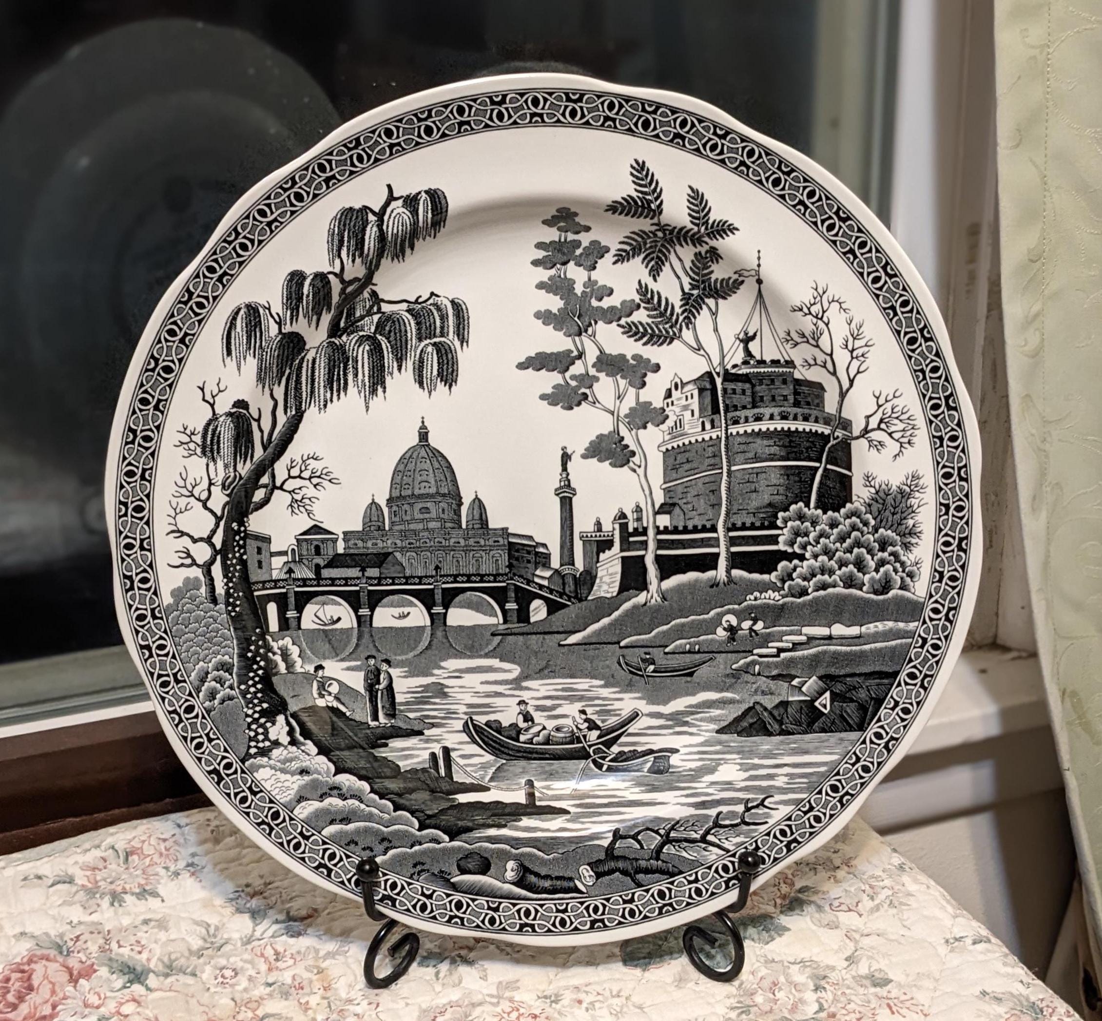 Spode Archive Collection Black and White - Etsy