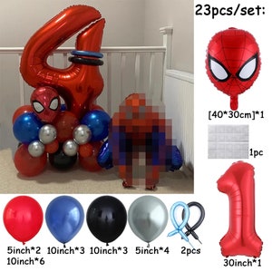 Spider Birthday Balloons