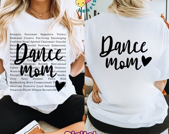 Dance Mom PNG Cute Dance Mama Sublimation Design Cheer Mom Competition Dance Mom Life Shirt DTF File In My Dance Era Png Digital Download