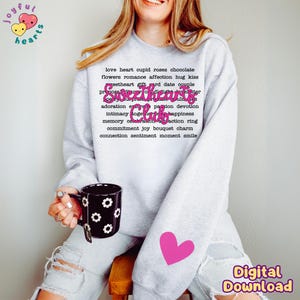 San Valentino Png Xoxo PNG Sublimazione Design Rosa San Valentino Png Cuore Clipart San Valentino Png Sweethearts Club Png DTF Download Digitale