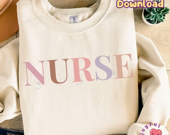 Nurse Png Registered Nurse Png RN Png Boho Sublimation Design, Cute Nursing Png Grad Nurse Life Png Graduate Nurse Sublimate DTF Download