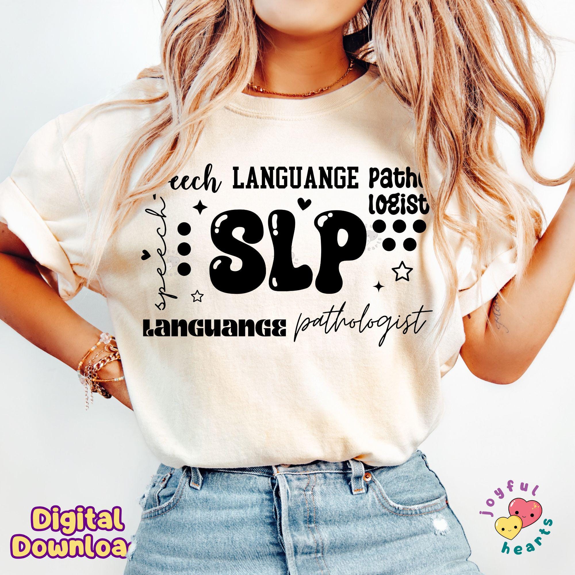 SLP Svg Speech Therapy Png Speech Language Pathologist Png Sublimation ...