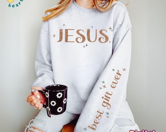 Vintage Christmas PNG Christian PNG Sublimation Design Jesus Png Best Gift Ever Png Religious Christmas Shirt DTF File Instant Download