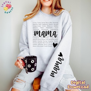Mama PNG Mutterschaft Sublimationsdesign Sie ist Mama PNG Gesegnete Mama Png, Mama Leben Png, Muttertag Png, Geschenk für Mama, Zitat Retro Shirt Datei