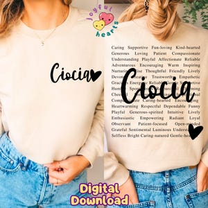 Tante PNG Ciocia Png Tante Png Sublimationsdesign Sie ist Tante PNG Gesegnete Tante Png Patin Png, Geschenk für Tanten Leben Shirt DTF Download